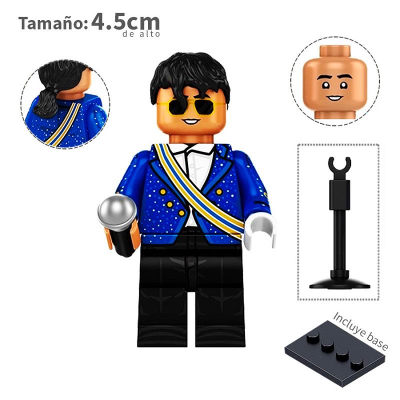Michael Jakson v9 - Artistas - Minifigura