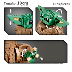 Grogu -The Mandalorian  - Star Wars - 1073 piezas
