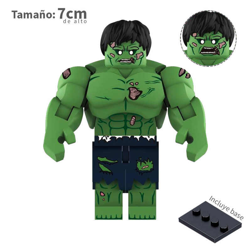 Hulk Zombie articulable - Marvel - Minifigura