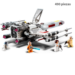 Nave X-Wing White de Luke skywalker  v2021 - Star Wars  - 490 piezas