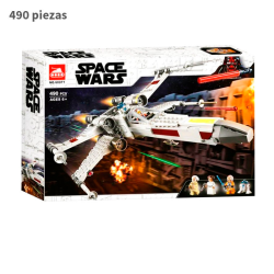 Nave X-Wing White de Luke skywalker  v2021 - Star Wars  - 490 piezas