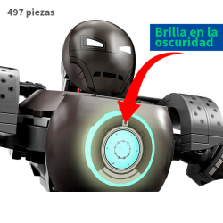 Iron Man caos de Iron Monger  - Avengers - Marvel - 497 piezas