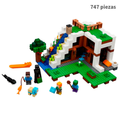 Base de la cascada  - Minecraft - 747 piezas
