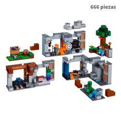 Las aventuras subterráneas - Minecraft - 666 piezas