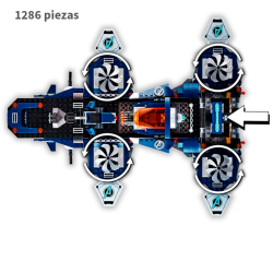 Helitransporte de los Vengadores  - Marvel - 1286 piezas