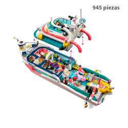Barco de rescate - Friends  - 945 Piezas