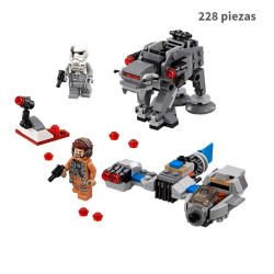 Speeder Esquiador vs Caminante de la Primera Orden  - Star Wars  - 228  piezas