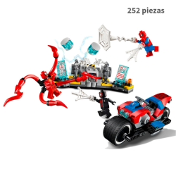 Rescate en moto Spiderman  - Marvel - 252 piezas