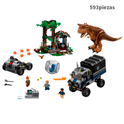 Huida del Carnotaurus en la girosfera- Jurassic World  - 593 piezas