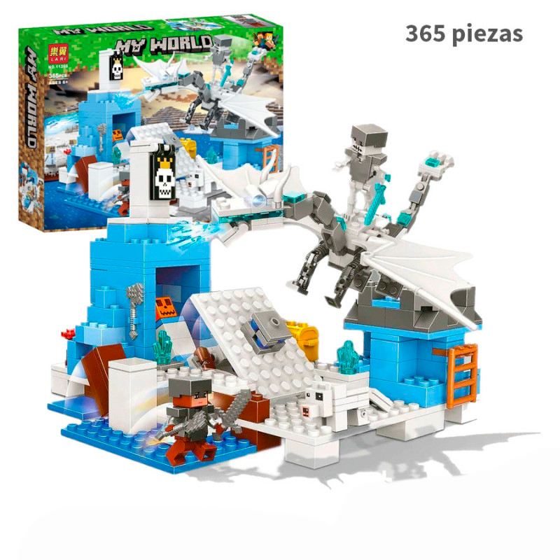 El Dragon de Nieve  - Minecraft - 365 piezas