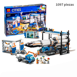 Ensamblaje y Transporte del Cohete - City  - 1097 piezas