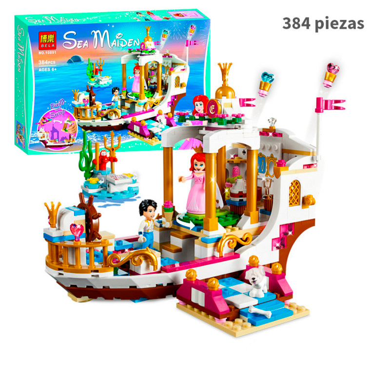 Barco real de ceremonias de Ariel  - Disney - 384 piezas