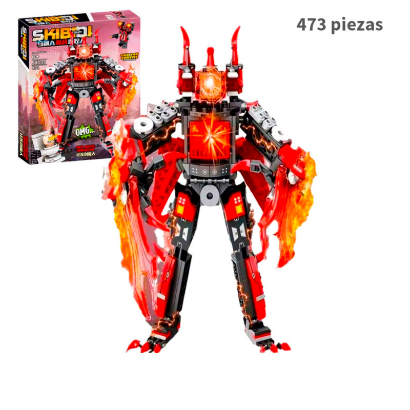 Titan Devil Monitor   - Skibidi Toilet - 473 Piezas