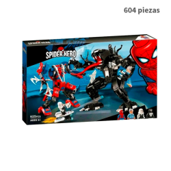 Robot-Araña vs. Venom - Spiderman - Marvel  - 604 Piezas