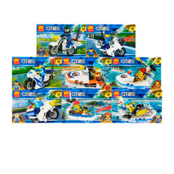 Set de 8  Police City - Cities