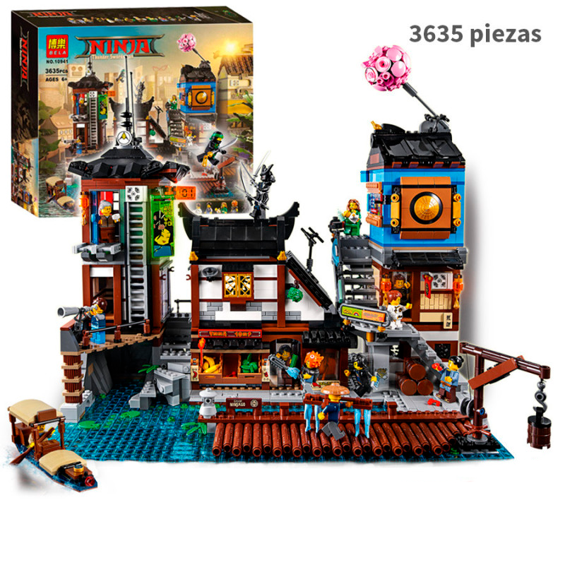 Muelles de la Ciudad de Ninjago - Ninjago  - 3635 Piezas
