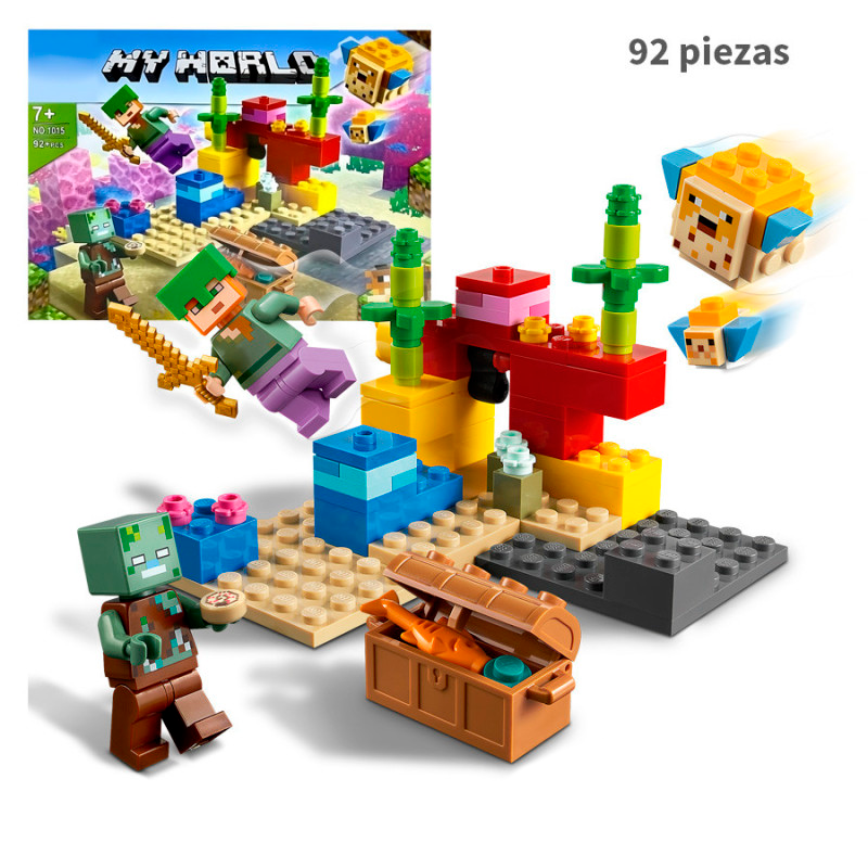 El Arrecife de Coral - Minecraft  - 92 Piezas