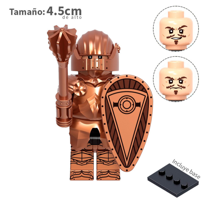 Caballero Gothic  Bronce - Soldados - Minifigura