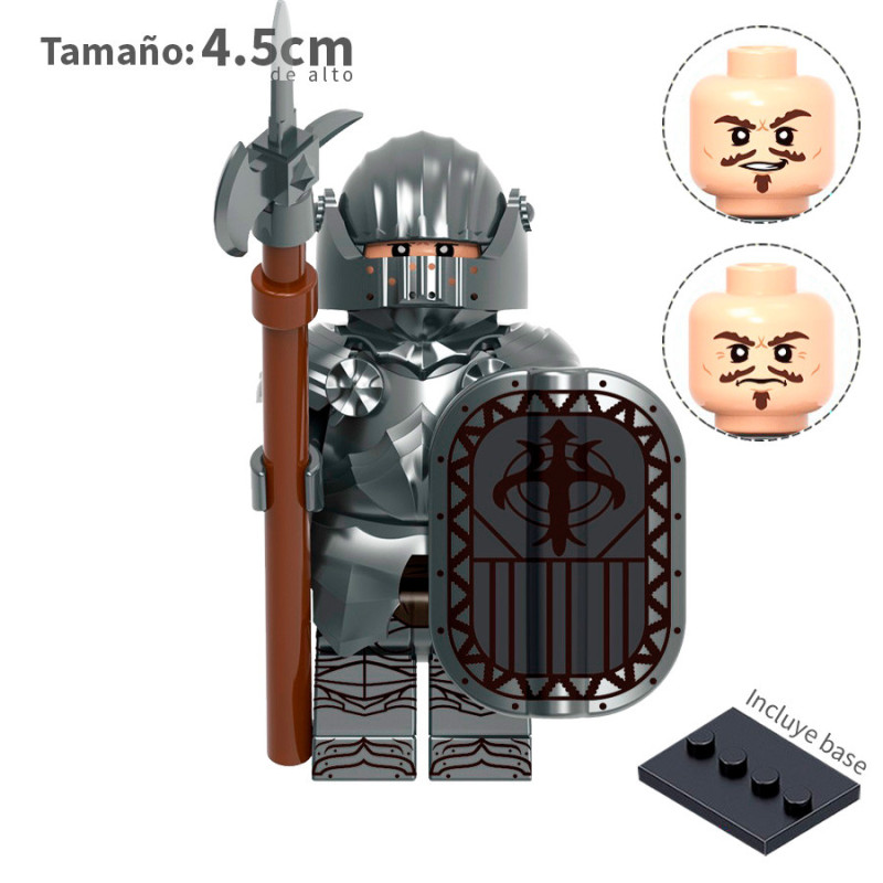 Caballero Gothic  Hierro - Soldados - Minifigura