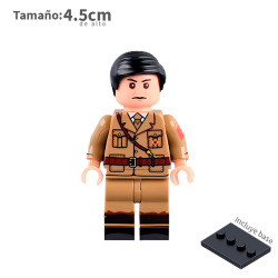 Oficial de propaganda v2 - Alemania - WWII - Soldados - Minifigura