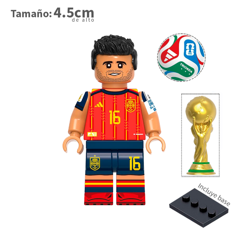 Rodri - España del 2026  - Futbol - Minifigura