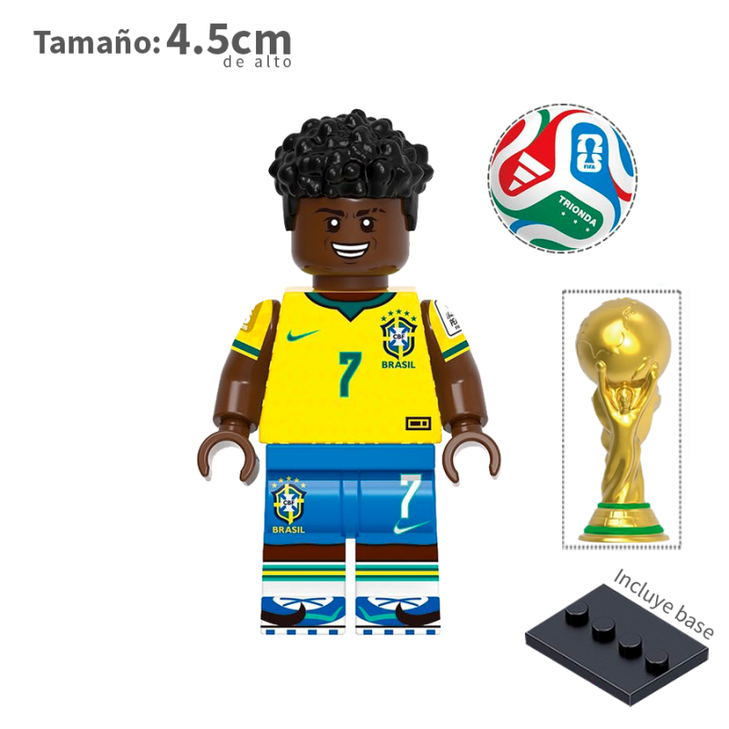 Vinícius Júnior - Brasil del 2026  - Futbol - Minifigura