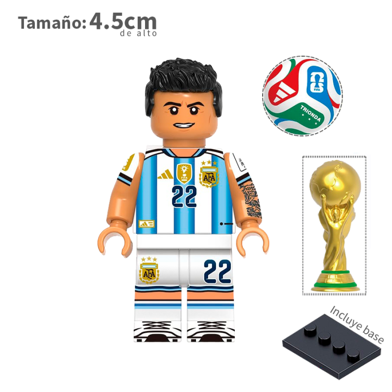 Lautaro Martínez - Argentina del 2026  - Futbol - Minifigura