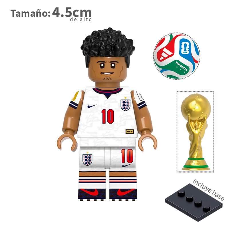 Jude Bellingham - Inglaterra del 2026 Futbol - Minifigura
