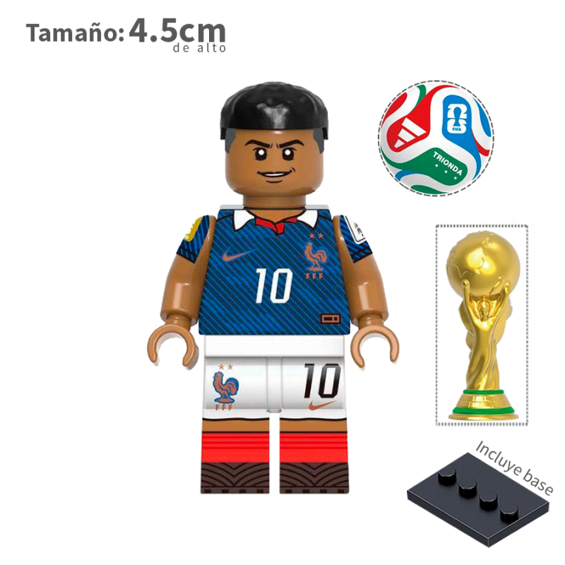 Kylian Mbappé v2 - Francia del 2026 Futbol - Minifigura