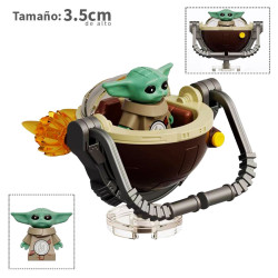 Grogu Baby Yoda con cuna v2  - Star Wars - Minifigura