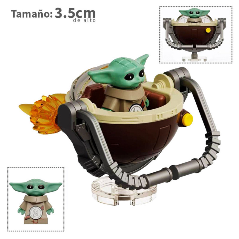 Grogu Baby Yoda con cuna v2  - Star Wars - Minifigura