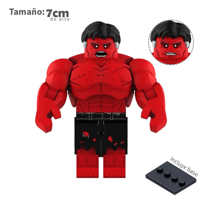 Red Hulk articulable v2 - Marvel - Minifigura