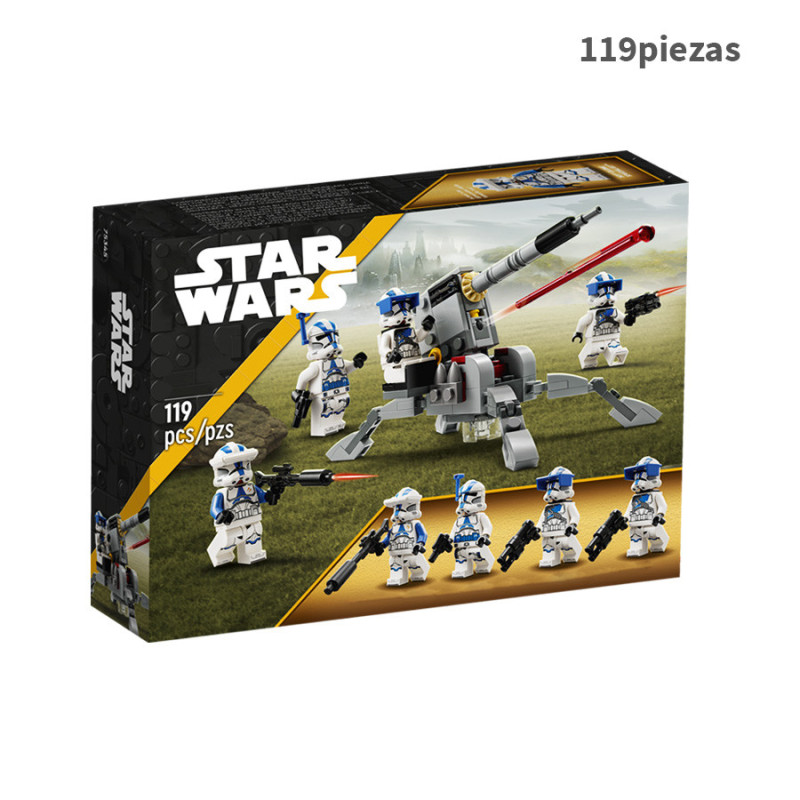 Pack de Combate Soldados Clon de la 501st  - Star Wars - 119 piezas