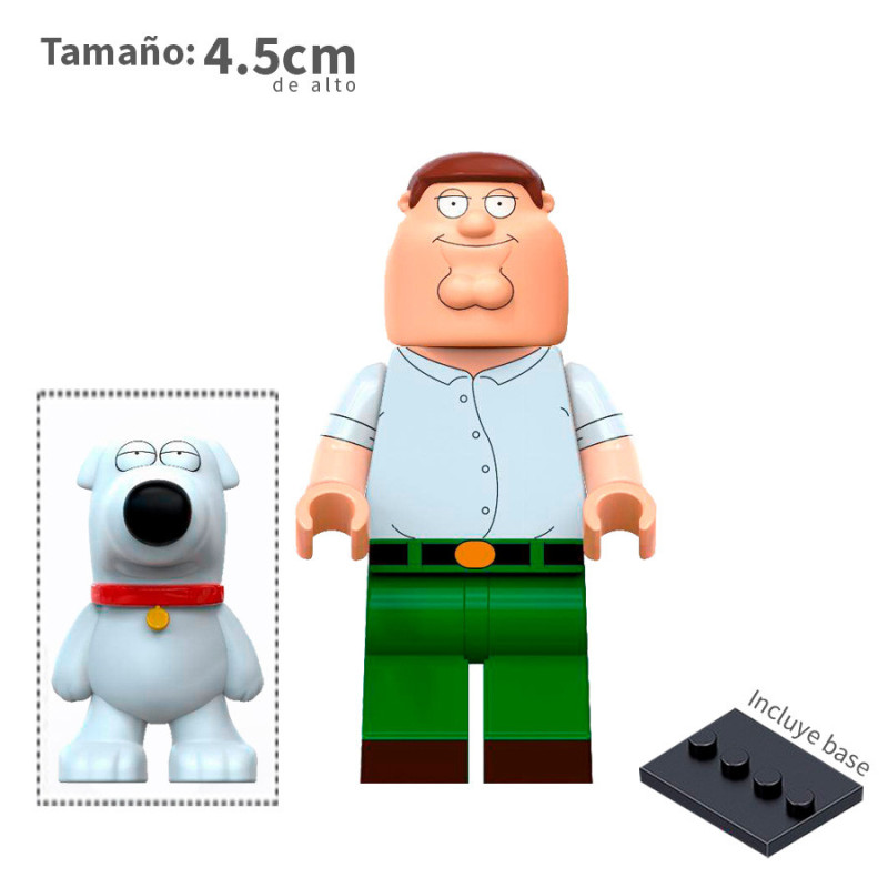 Peter Griffin y  Brian Griffin - Padre de Familia - Minifigura