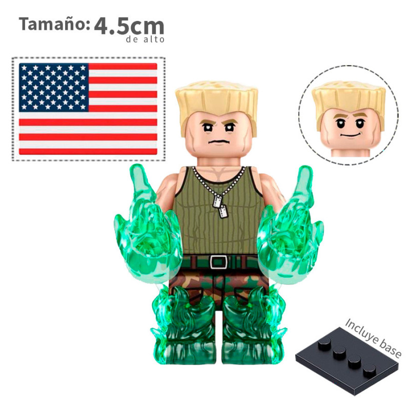Guile - Street Fighter - Minifigura