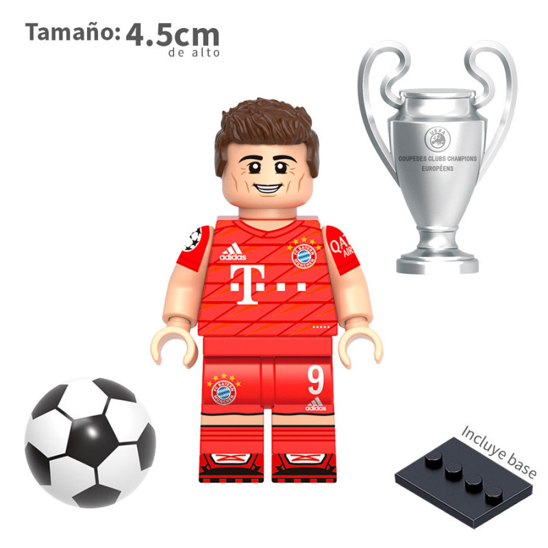 Robert Lewandowski - Bayern de Múnich del 2019 - Futbol - Minifigura