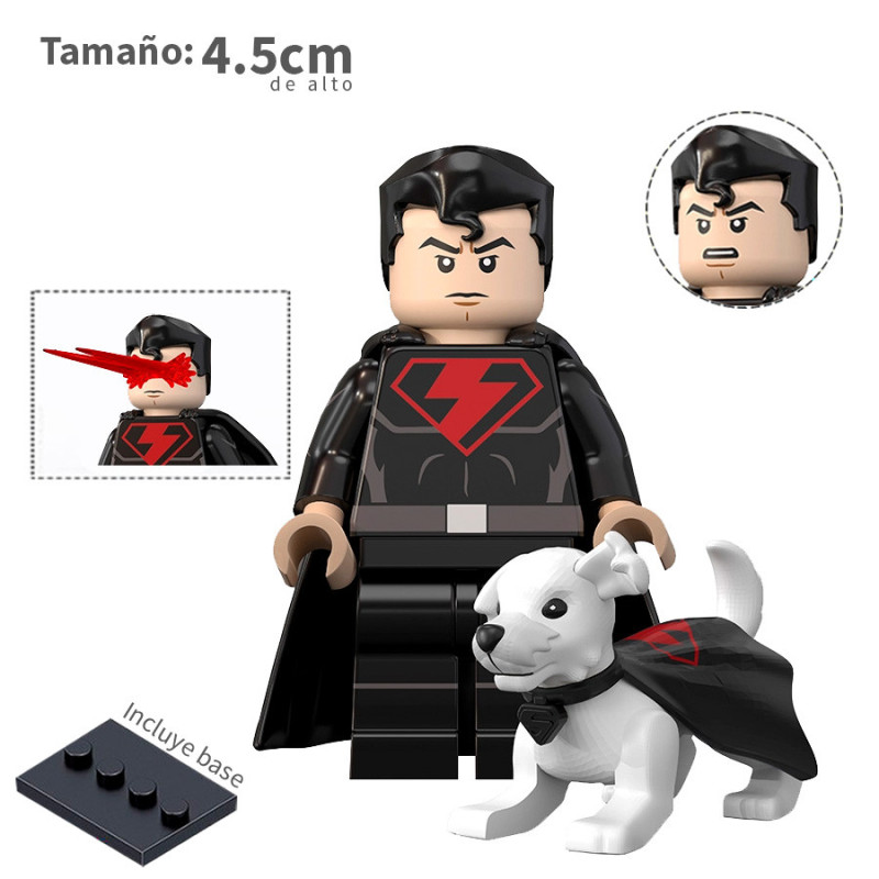 SuperMan - Brave New Metropolis y Krypto -  Dc Comics - Minifigura