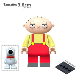 Stewie Griffin y  Brian Griffin - Padre de Familia - Minifigura