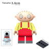 Stewie Griffin y  Brian Griffin - Padre de Familia - Minifigura