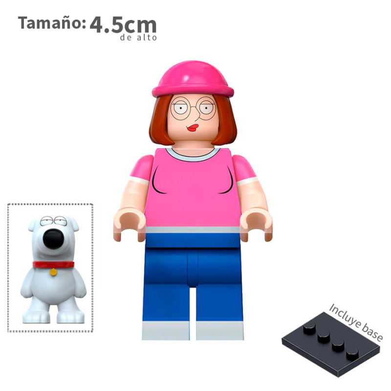 Meg Griffin y  Brian Griffin - Padre de Familia - Minifigura