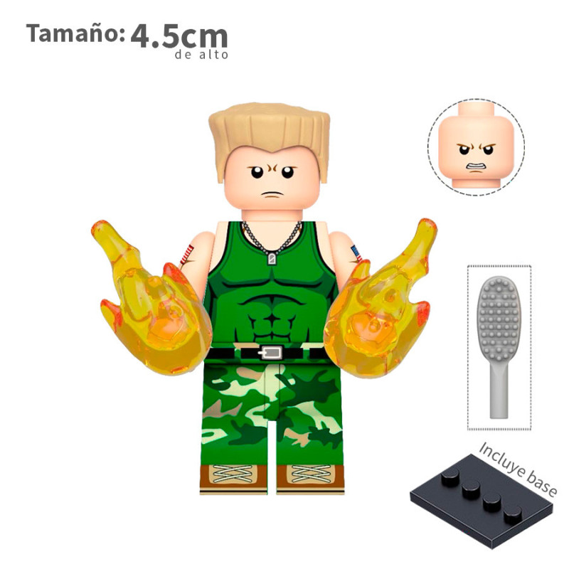 Guile v2 - Street Fighter - Minifigura
