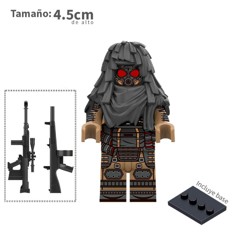 Peacekeeper - PUBG - Soldados - Minifigura