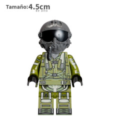 Piloto con casco Panda - Soldados - Minifigura