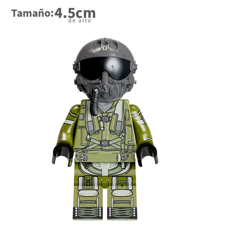 Piloto con casco Panda - Soldados - Minifigura