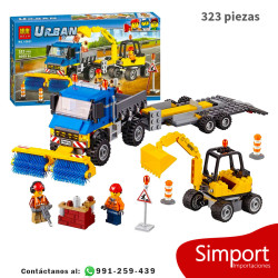 Barredora y excavadora - 323 Piezas - City