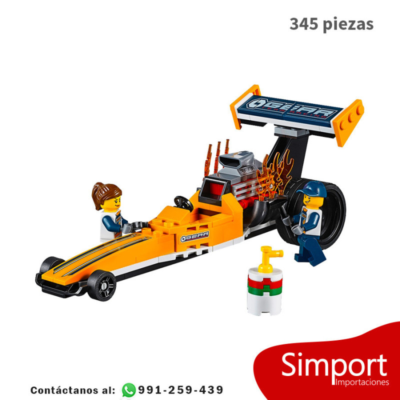 Transporte del Dragster - 345 Piezas - City