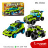3 en 1 Coche de rally a reaccion - 241 Piezas - Creator