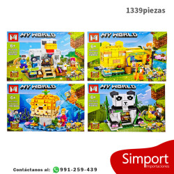 Colección animales minecraft - 1339 Piezas - Minecraft