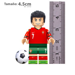 Minifigura Cristiano Ronaldo - Portugal del 2024 - Futbol - Minifigura