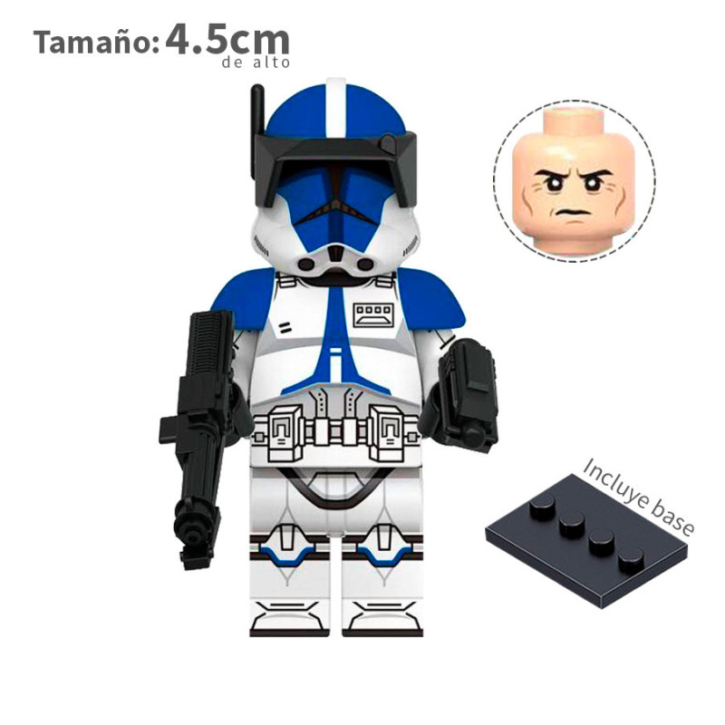 Clone trooper v2 - 501st Legion Clone Trooper - Star Wars - Minifigura